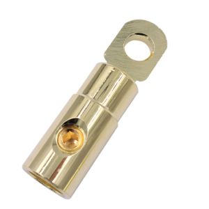 FLYING 0GA 4GA 8GA Car Audio Connector Brass O-Type Power Supply Reducer Durable Amp Input Reducer