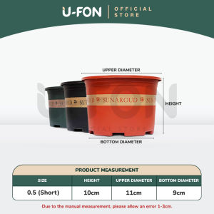 Gallon Flower Pot Flower Pot Drain Design Gardening Flower Plastic Pot Root Control Pot Resin Plastic