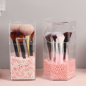 Acrylic Makeup Brush Holder & Storage Container for Makeup