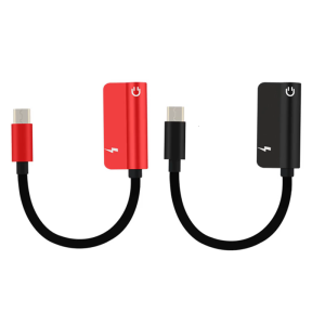 Type C to 3.5mm Earphone Sound and Charging Adapter with Enhanceds Signal Stability