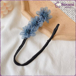 Suomi Ladies Sweet Fashion Pearl Flower Coil Simple and Generous High-end Hairpin Semi-round Ball Head