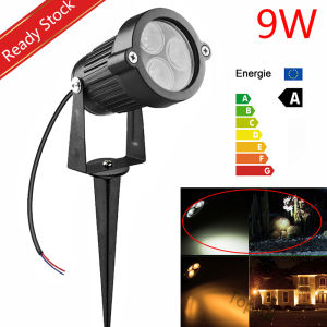 【Ready Stock】9W LED Lawn Light IP65 Waterproof Tree lamp Garden Floodlight Garden Light Outdoor Light 9W Lawn Lamp Yard Patio Path Spotlight Lamp AC 12V/220V Tree lamp Street Lights with Spike For Garden Yard Path Driveway Landscape Light
