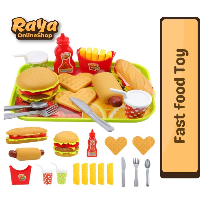 Hamburger clearance toy set