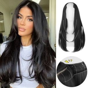 JON09 Party Soft High quality Girls Increase Hair Volume Hair Accessories Hair Styling Tool Clip In Women Wig Pads Long Hair Pieces High Hair Pieces Invisible Seamless Hair Pads