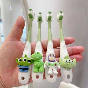 แปรงสีฟันเด็กอ่อน ขนนุ่มพิเศษ ดีไซน์การ์ตูนน่ารัก สำหรับวัย 6-12 เดือน