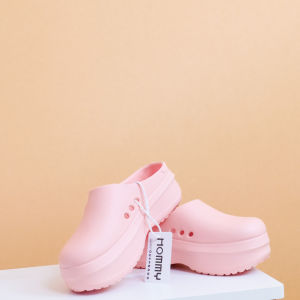 【รองเท้าเด็ก 】HST รองเท้าแตะ รองเท้าหัวโต รองเท้าเด็กผู้หญิง กันลื่น พื้นหนา 6 CM. (SH-2)