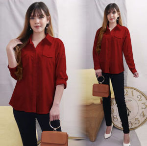 FEMMESHOPA - KEMEJA WANITA / KEMEJA MURAH / KEMEJA TERBARU - FN KEMEJA POKITA