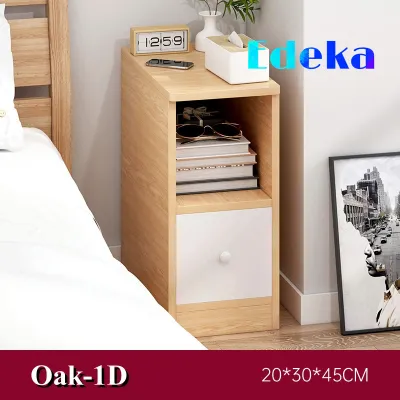Bedroom Bedside Cabinet w/ Drawer Furniture Storage Nightstand Side Table