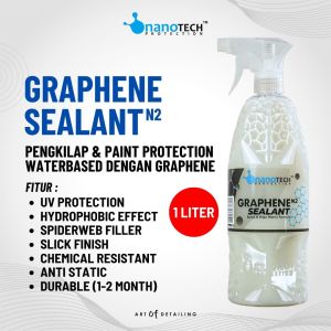GRAPHENE SEALANT 1L- nanoTECH PROTECTION - Instant Coating - Sealant Matrix Carbon Graphene - Nano Ceramic Soft Coating - Paint Protection - Soft Coat - Perawatan Coating Maintenance - Pengkilap Mobil - Pengkilap Motor - Sealant Guard