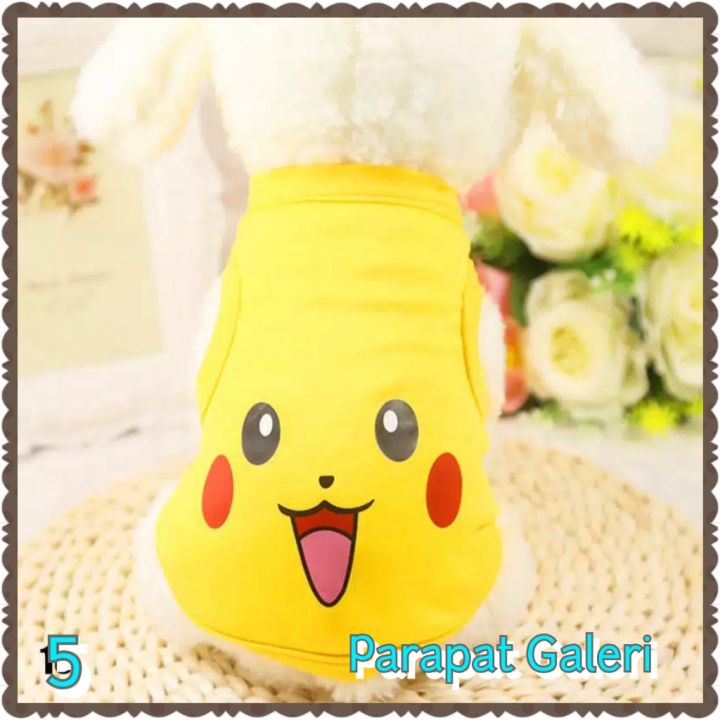 Baju Kucing / Baju Anjing / Baju Hewan Kwalitas Import Motif Karakter