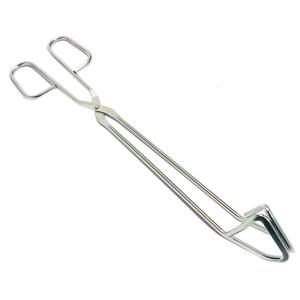 Stainless Steel Tongs Kitchen Utensil Buffet Cooking Tool Anti Heat Bread Clip Pastry Clamp for Desserts Salads BBQ