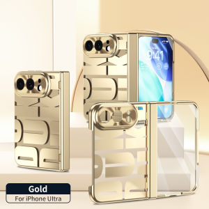 0930[Local Stock] Christmas Halloween Case For iPhone Duo Fold Case Fashion Pattern With tempered film Hinge Protective Back Cover For iPhone Fold Phone Shell Funda h261009