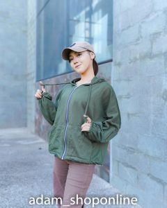 JAKET HOODIE AUDY OVERSIZE FLEECE KOREA STYLE TIDAK PANASA SAAT DI PAKAI
