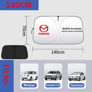2025 NEW Fit for Mazda CX-3 MX-6 MPV Tribute CX-5 Atenza Miata 140cm 145cm Front Windshield Sun Protection Heat Proof Car Sunshades