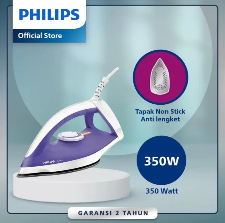 %5BEXTRA%20DISKON%2020K%5D%20Philips%20Setrika%20Kering%20Diva%20GC122/37%20Ungu%20-%20Setrikaan%20promo%20murah,%20Tapak%20Strika%20Anti%20Lengket,%20Tahan%20Lama%20-%20Image%202