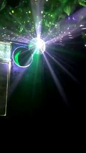 Bola Disko Kaca Gantung Reflective Mirror Disco Ball 30cm dan Motor Pemutar Bola Disko Disco Ball Rotating Motor 2.5 RP