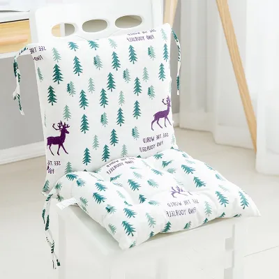 Supermarket Office chair 2-in-1 cushion anti slip soft seat cushion backrest tatami mat washable cushion M40-C006