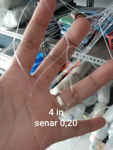jaring ikan siap pakai panjang 10m tinggi 1m untuk di sungai