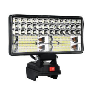 8inch สำหรับ  5400LM แบตเตอรี่ 90w สปอตไลท์แบบพกพาไร้สายกลางแจ้งทำงานตกปลาฉุกเฉินมือถือ Li-ion ไฟ LED ทํางาน Worklight