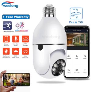 Xiaomi V380 CCTV Camera Wireless Bulb Connection Cellphone Mobile Phone 1080P Home Smart Security Two-Way Audio Night Vision CCTV Security Cameras IP Security Cameras