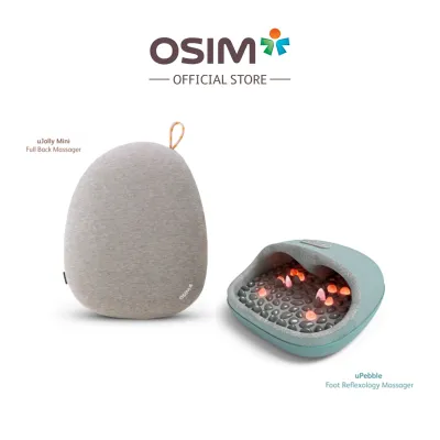 OSIM uJolly Mini Full Back Massager + OSIM uPebble Foot Reflexology Massager