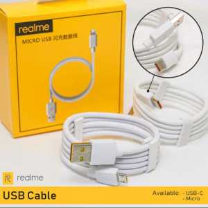 KABEL DATA/USB REALME ORIGINAL MICRO & TYPE C FAST CHARGING C1C2C3C11C12C15C17C20C21C25C30C31C33C35Realme 33Pro55i5Pro66i6pro77i7pro88i8pro99i9pro.KABEL DATA FAST CHARGING COCOK UNTUK SEMUA JENIS HANDPHONE. KABEL DATA.