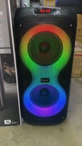 BTS-2565 (FREE USB w/ mp3 songs) Bluetooth Outdoor Boombox Portability Powerful Sound Wireless Bluetooth Speakers 3600mAh with 2 microphone