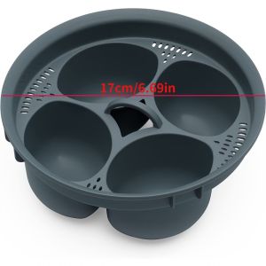 JustLiving Small Machine Accessories Four-in-one Egg Steamer TM5 TM6 Suitable Egg Boiled Pot Thermomix Attachment Food grade PP egg boiling pot - Quick Breakfast Delights