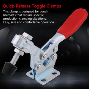 Vertical Toggle Clamp 45kg Alat Bantu Jepit Dorong Push Pull Penjepit Kayu GH-201