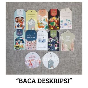 Hang Tag Lebaran / kartu ucapan Idul fitri / Hangtag Hari raya murah