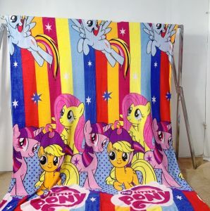 Unicorn Velvet Fleece Blanket 135cm X 200cm