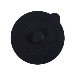 Joldhans ถ้วยแก้วซิลิโคนอเนกประสงค์1ชิ้นฝาปิดกันความร้อนถนอมอุณหภูมิสำหรับถ้วยกาแฟ นมพร้อมที่จับนูน