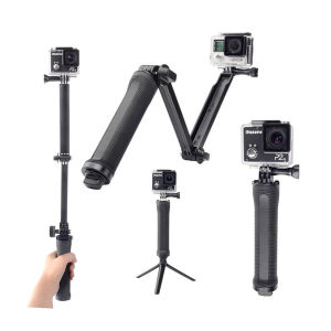 Tongsis 3 way Monopod Tripod Selfie Sticks untuk GoPro Hero 12 11 10 9 8
