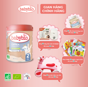 Sữa dê hữu cơ Babybio số 2 800g (6 - 12 tháng)