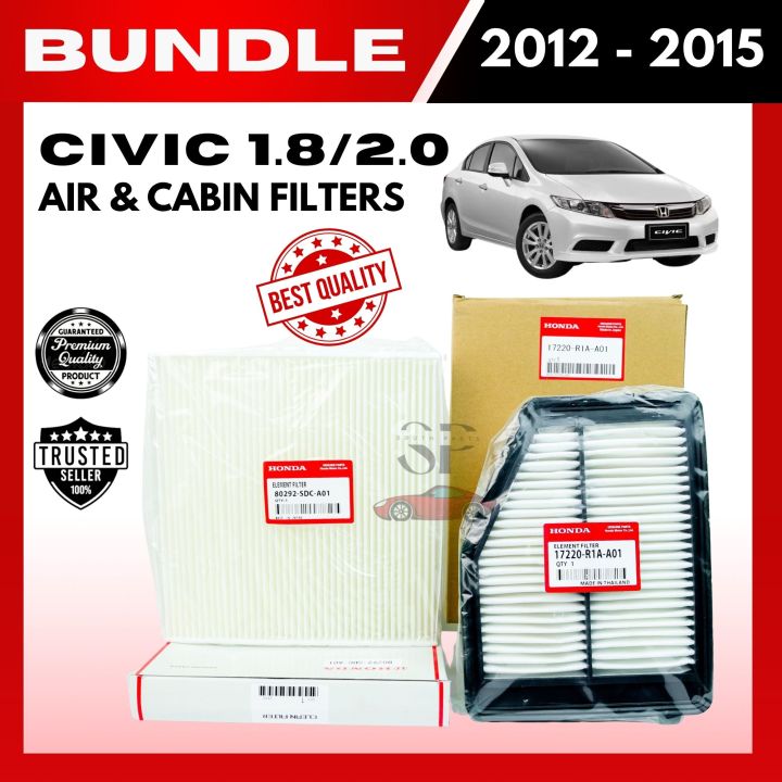BUNDLE SALE! Cabin Air Filters For Honda Civic (2012
