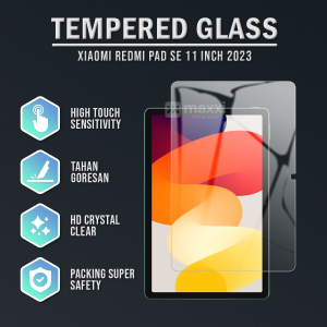 Tempered Redmi Pad SE Redmi Pad 10.6 Flipcase Book Cover casing Dewasa Cool Model Kulit Warna Hitam Coklat XIAOMI Redmi Pad SE 11" 2023 Flip Case Book Cover Soft Leather Stand