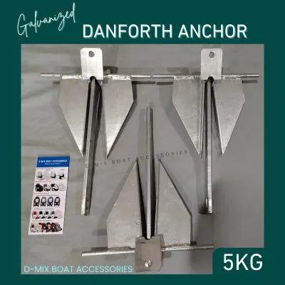D-MIX 5kg YACHT ANCHOR / DANFORTH BOAT ANCHOR / BOAT ACCESSORIES