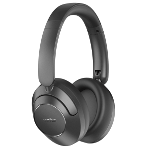 EarFun Wave Pro Active Noise Canceling Headphones Wireless Over Ear Bluetooth Headphones LDAC Hi-Res Sound 5 Mics AI Clear Call 80H Playtime Multipoint Connection Comfort Fit Custom EQ via App