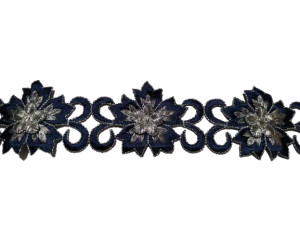 RENDA BORDIR ROLL MOTIF SERUNI LEBAR 7 CM