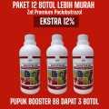 Pupuk Booster 88 Pelebat Buah Paket 3 Botol 500ml Ekstra 12% Paclobutrazol. 