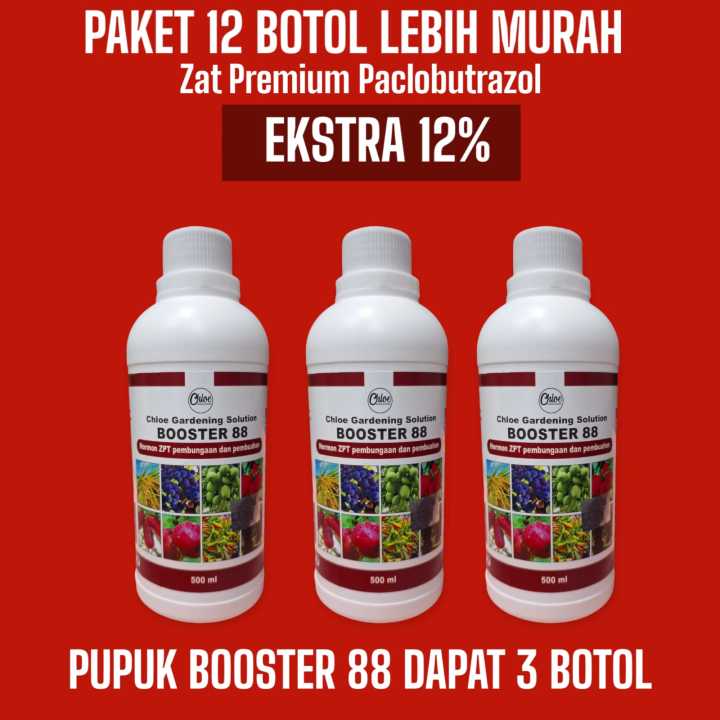Pupuk%20Booster%2088%20Pelebat%20Buah%20Paket%203%20Botol%20500ml%20Ekstra%2012%25%20Paclobutrazol%20-%20Image%202