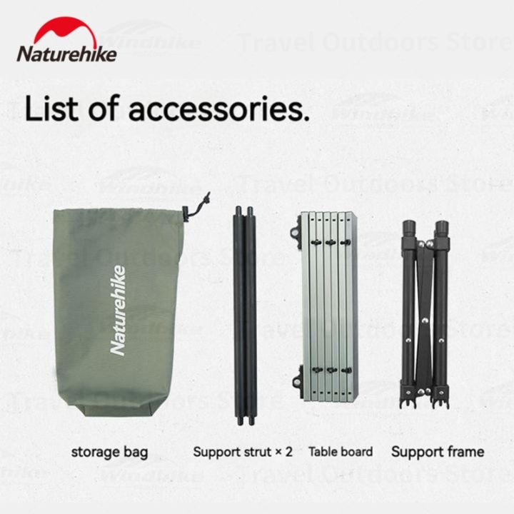 Naturehike%20Mini%20Square%20Camping%20Table%20Folding%20Portable%20Only%201kg%20Foldable%20Aluminum%20Durable%2050kg%20Max%20Load%20Ultralight%20Hiking%20Backpacking%20Picnic%20BBQ%20Small%20Egg%20Roll%20Table%20with%20Storage%20Bag%20Nature%20Hike%20-%20Image%205