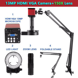 YIZHAN 4K UHD Digital Microscope For Electronics USB HDMI Digital Microscope Camera With Sony imx415 Senor Software Recording