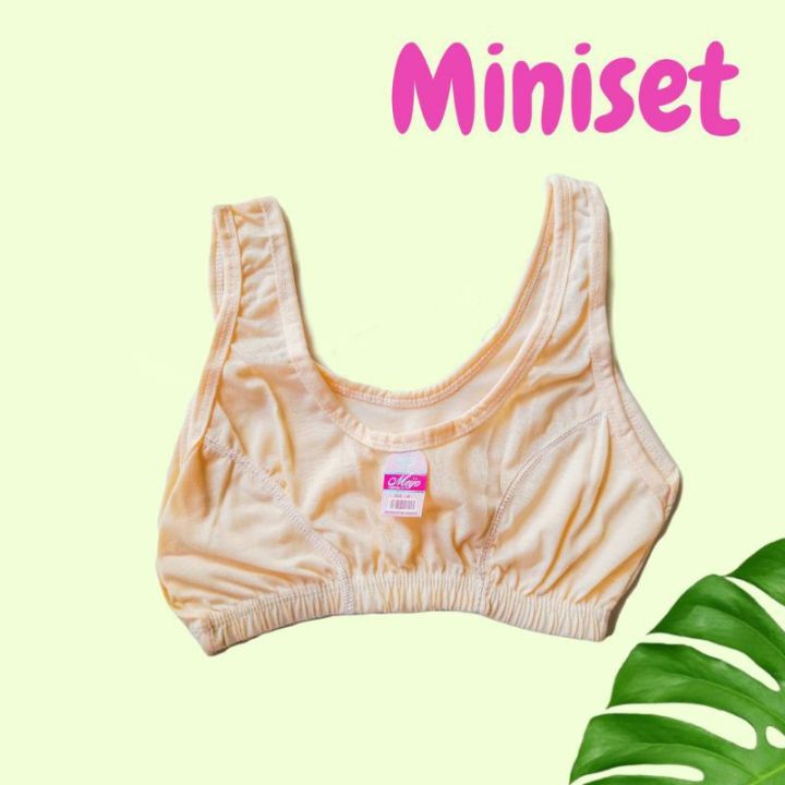 Miniset Mini Set Bra Bh Anak Remaja Perempuan Polos Meiji Polos Murah