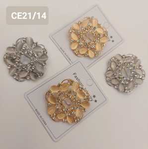 bross hijab terbaru / aksesoris kerudung wanita permata / bros bunga cantik