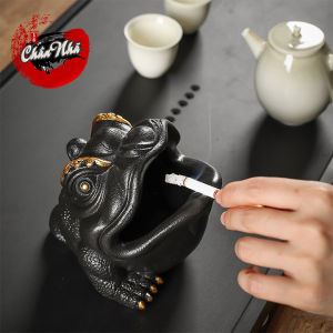 Gạt tàn thuốc phong thủy hình thiềm thừ chiêu tài thịnh vượng