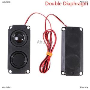 [COD] Abulaia 1Pair Audio Portable Speakers 10045 8Ohm 5W TV Speaker Single/Double Diaphragm