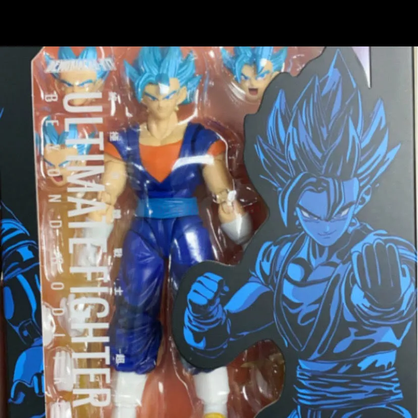 Dragon Ball Demoniacal Fit Shf Blue Fighter Super Saiyan God Anime Zamasu  Goku Vegetto Action Figure Brinquedos Toy Model Gift - Action Figures -  AliExpress