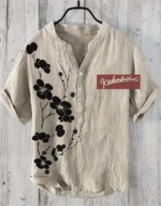 KUKABILAL kemeja pria linen premium / koko pria motif / baju muslim pria