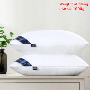 Buy 1 Get 1 Pillow Hilton Hotel Pillow 1000g 19*29 inch Fiber Fill Pillow